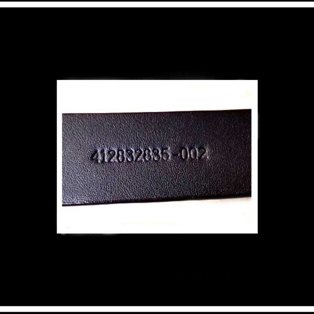 New Rare Unique RLL Ralph Lauren Top Grade High Grain Black Genuine Leather Belt - Picture 7 of 10